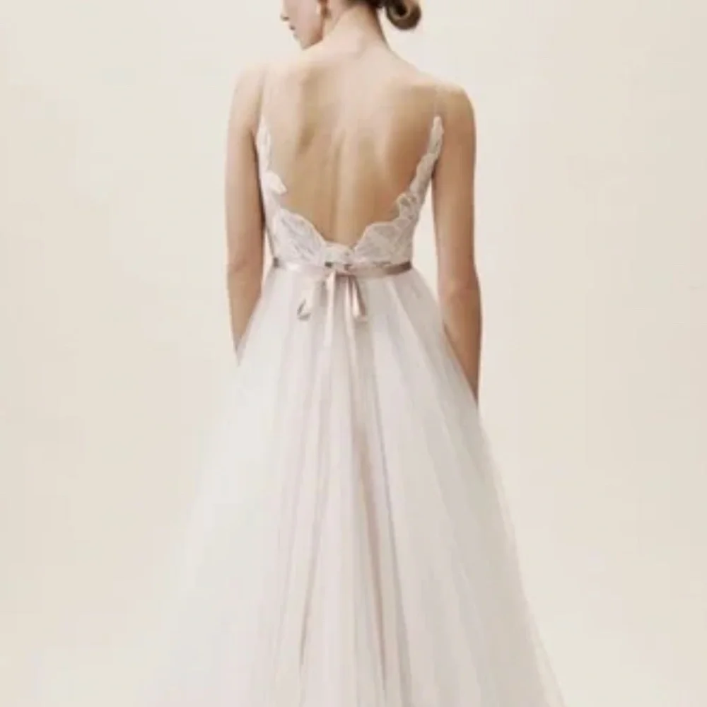 BHLDN WEDDING GOWN AND CAPE - Picture 2 of 7